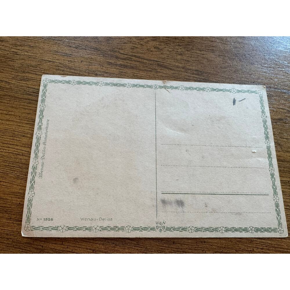 Vintage L Roch German Künstlerkarte Garden Landscape W&N No 1526 Postcard - Picture 6 of 7